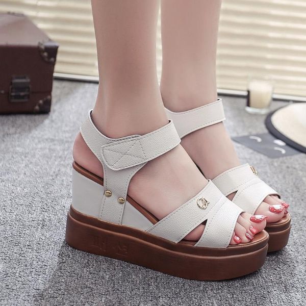 sandals nice fashion women wedges platform summer shoes thick bottom gladiator sandalias mujer, Black
sandals nice fashion women wedges platform summer shoes thick bottom gladiator sandalias mujer, Black