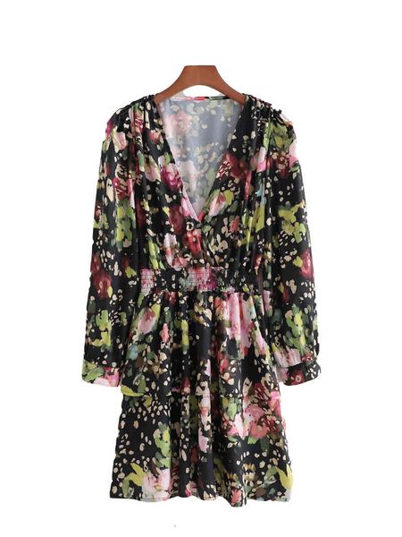 casual dress woman slim v neck ruffl printed mini 2021 spring fashion ladi a-line female sweet vacation uby1, Black;gray
casual dress woman slim v neck ruffl printed mini 2021 spring fashion ladi a-line female sweet vacation uby1, Black;gray