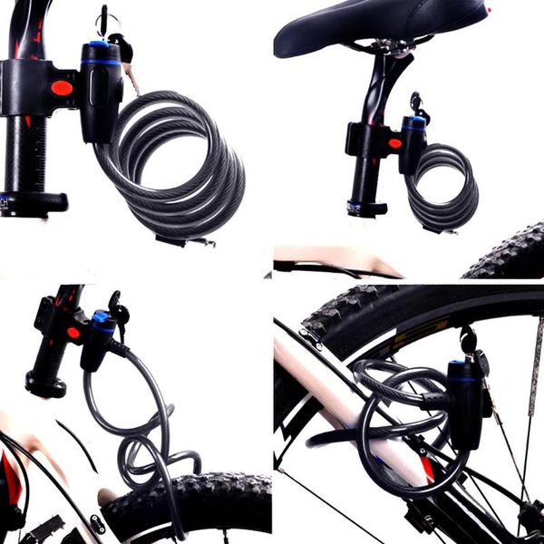 bike locks 1.2m steel cable lock bicycle mtb road mountain anti-theft with 2 keys security safe accessory
bike locks 1.2m steel cable lock bicycle mtb road mountain anti-theft with 2 keys security safe accessory