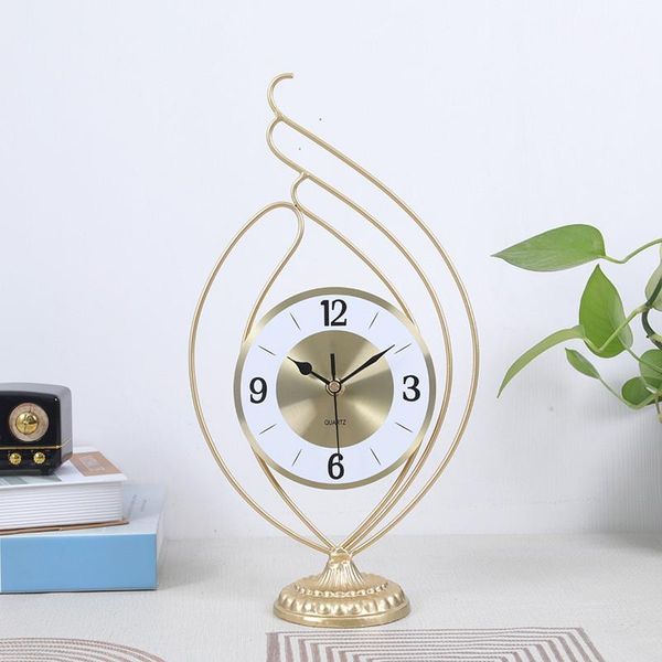 wall clocks european-style golden wrought iron deskdesk clock creative living room study pendulum ornaments
wall clocks european-style golden wrought iron deskdesk clock creative living room study pendulum ornaments