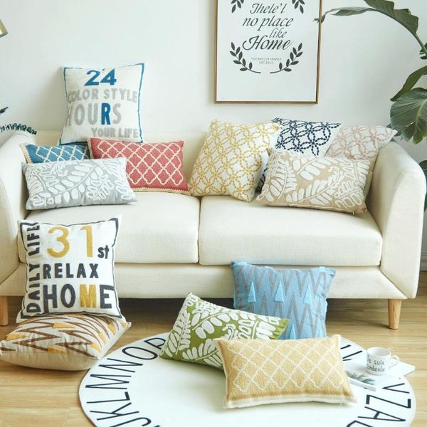 cushion/decorative pillow 45x45/50x30cm cotton canvas wool embroidered cushion cover floral geometric pillowcase sofa lumbar folk backrest
cushion/decorative pillow 45x45/50x30cm cotton canvas wool embroidered cushion cover floral geometric pillowcase sofa lumbar folk backrest