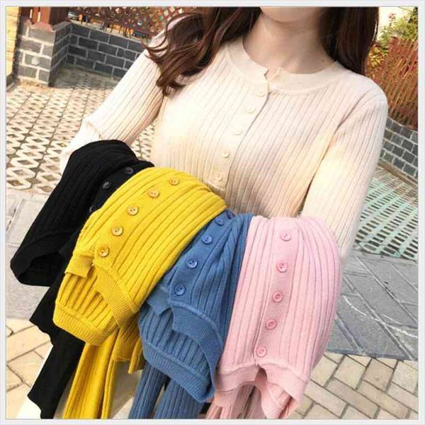 button sweater women basic slim knitted pullover women sweaters pullovers jumper autumn winter korean style sweater, White;black 
button sweater women basic slim knitted pullover women sweaters pullovers jumper autumn winter korean style sweater, White;black