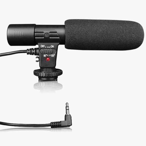 professional condenser microphone 3.5mm recording microphone interview mic for dslr camera video dv camcorder
professional condenser microphone 3.5mm recording microphone interview mic for dslr camera video dv camcorder