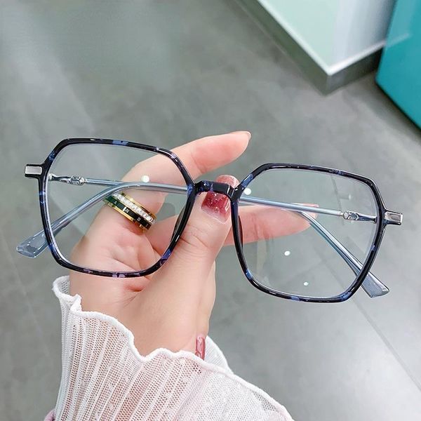 fashion sunglasses frames female 2021 glasses big frame flat mirror anti-reflective light round face for men and women, Black
fashion sunglasses frames female 2021 glasses big frame flat mirror anti-reflective light round face for men and women, Black