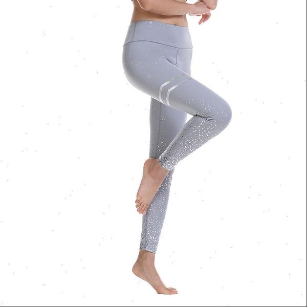 women leggings no transparent metallic foil print leggings exercise fitness patchwork push up female pants, Black
women leggings no transparent metallic foil print leggings exercise fitness patchwork push up female pants, Black