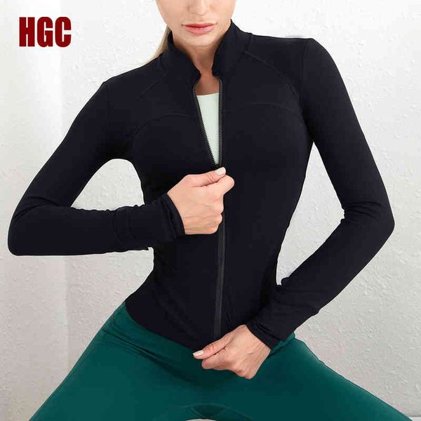 hgc yoga fitness jacket elastic zipper buttery-soft running sports coat long sleeve athletic active slim workout gym top
hgc yoga fitness jacket elastic zipper buttery-soft running sports coat long sleeve athletic active slim workout gym top