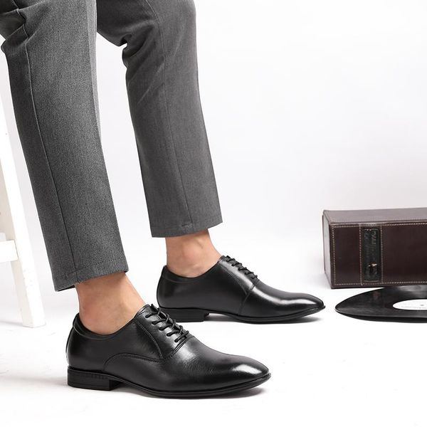 dress shoes men genuine leather designer formal work busienss casual bullock brogue arrivals flats, Black
dress shoes men genuine leather designer formal work busienss casual bullock brogue arrivals flats, Black