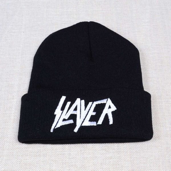 hat fashion embroidered wool slayer metal band knitted killer rock, Blue;gray
hat fashion embroidered wool slayer metal band knitted killer rock, Blue;gray