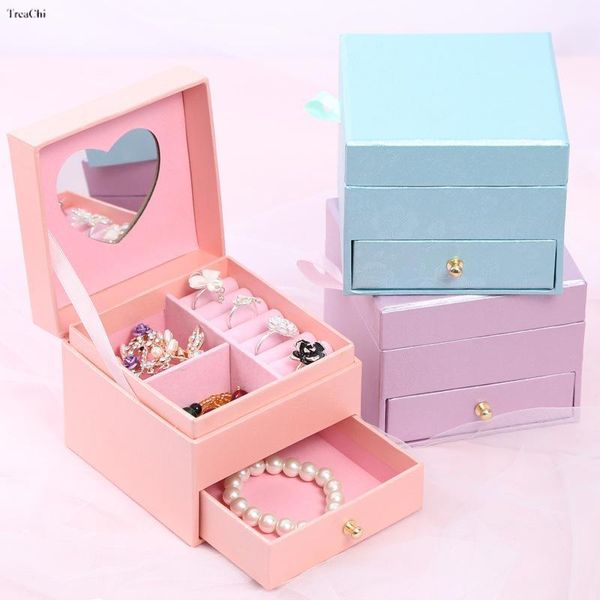 jewelry pouches, bags 11*11*9cm quality paper box colorful small double earring necklace bangle storage case personal home collection, Pink;blue
jewelry pouches, bags 11*11*9cm quality paper box colorful small double earring necklace bangle storage case personal home collection, Pink;blue