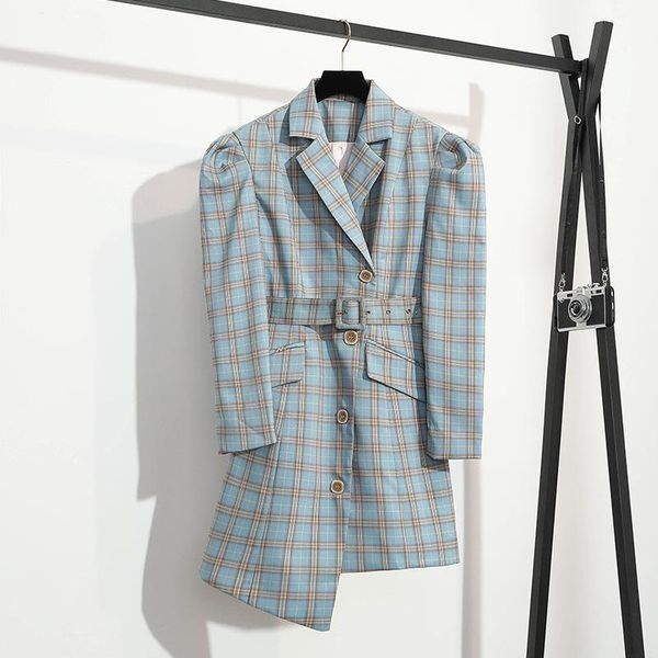 casual dresses korean autumn irregular plaid suit dress women long sleeve gothic shirt ladies dressessukienki na wesele damskie kh6199, Black;gray
casual dresses korean autumn irregular plaid suit dress women long sleeve gothic shirt ladies dressessukienki na wesele damskie kh6199, Black;gray