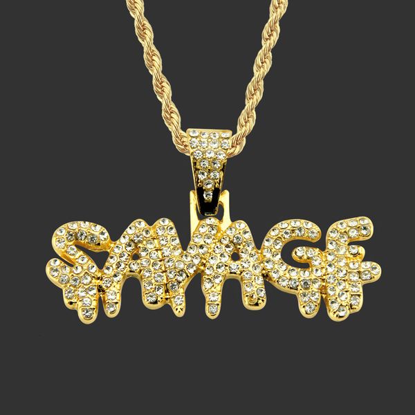 amulet neck pendants hip hop savage diamond studded letter pendant necklace rap trendsetter personality, Silver
amulet neck pendants hip hop savage diamond studded letter pendant necklace rap trendsetter personality, Silver