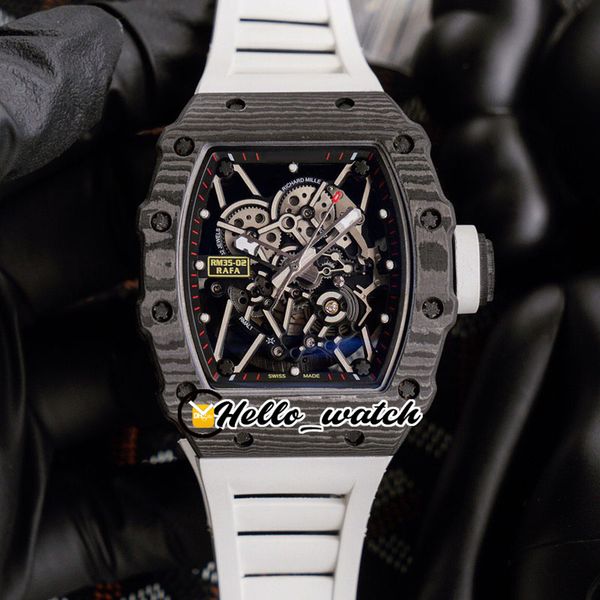 43mm rm35-02 watches rafael nadal skeleton dial miyota automatic mens watch carbon ntpt fiber case rm035 white rubber sport hwrm hello_watch, Slivery;brown
43mm rm35-02 watches rafael nadal skeleton dial miyota automatic mens watch carbon ntpt fiber case rm035 white rubber sport hwrm hello_watch, Slivery;brown