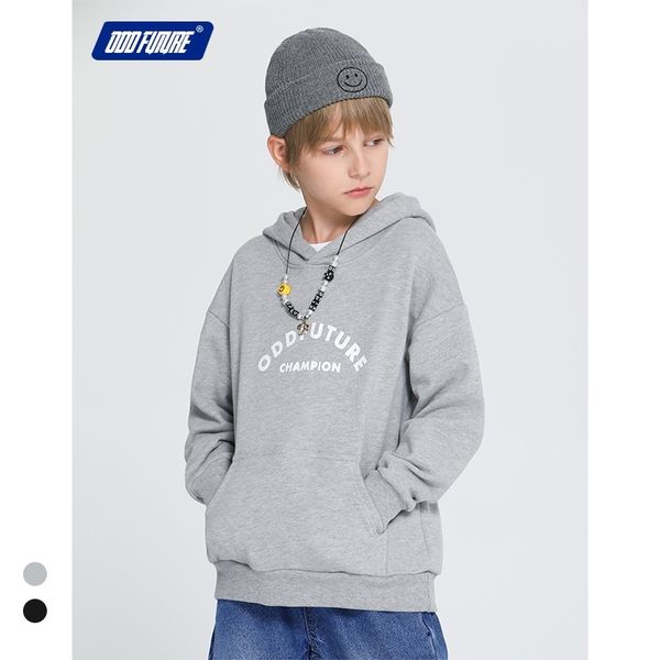 children's 2021 new simple odd future trendy alphabet printed middle school children's hoodie, Black
children's 2021 new simple odd future trendy alphabet printed middle school children's hoodie, Black