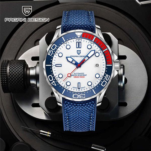 pagani design 007 commander men's mechanical watches brand luxury watch men 100m automatic waterproof fashion wristwatch 210728, Slivery;brown
pagani design 007 commander men's mechanical watches brand luxury watch men 100m automatic waterproof fashion wristwatch 210728, Slivery;brown