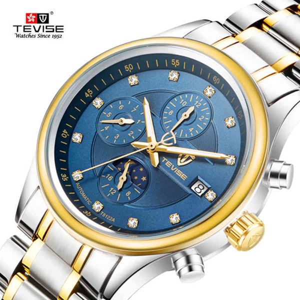 tevise brand men mechanical watches fashion waterproof sports automatic fashion luxury gold relogio masculino 2017new, Slivery;brown
tevise brand men mechanical watches fashion waterproof sports automatic fashion luxury gold relogio masculino 2017new, Slivery;brown