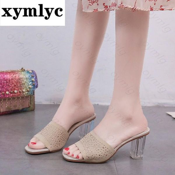 slippers breathable air mesh ladies shoes summer female slides mules clear transparent thick high heels women woman, Black
slippers breathable air mesh ladies shoes summer female slides mules clear transparent thick high heels women woman, Black