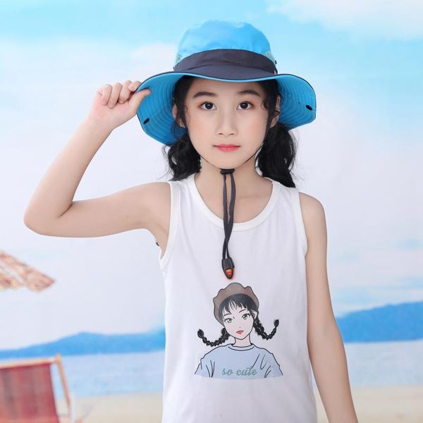 outdoor hats kids girls summer sun hat wide brim uv protection bucket cap foldable safari fishing, Black;white
outdoor hats kids girls summer sun hat wide brim uv protection bucket cap foldable safari fishing, Black;white