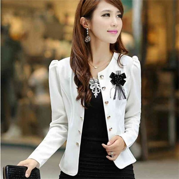 spring short women summer style autumn plus size clothing outerwear slim women's coat jacket feminino blaser 210922, Black;brown
spring short women summer style autumn plus size clothing outerwear slim women's coat jacket feminino blaser 210922, Black;brown