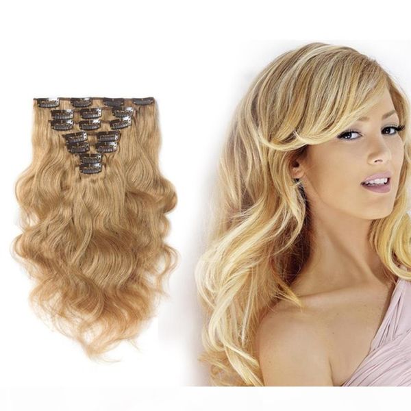 16-28 inches 180g 7pcs lot blonde 27 body wavy hair clip ins double weft human hair clip in extensions brazilian remi full cuticle hair, Black
16-28 inches 180g 7pcs lot blonde 27 body wavy hair clip ins double weft human hair clip in extensions brazilian remi full cuticle hair, Black