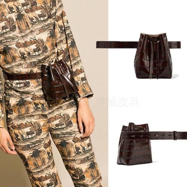 waist bags vintage crocodile pattern belt for women designer drawstring bucket chest women's bag luxury pu leather shoulder
waist bags vintage crocodile pattern belt for women designer drawstring bucket chest women's bag luxury pu leather shoulder