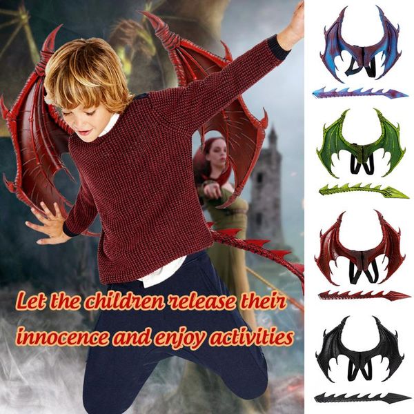 party masks 2021 wing and tail dragons halloween costume props set children's dress up cosplay toy
party masks 2021 wing and tail dragons halloween costume props set children's dress up cosplay toy