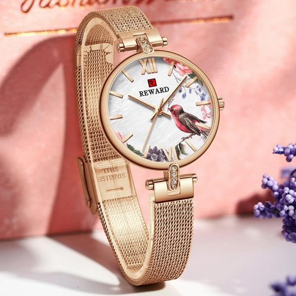 wristwatches reward women watches stainless steel ultra-thin casual wristwatch quartz waterproof watch ladies relogio feminino, Slivery;brown 
wristwatches reward women watches stainless steel ultra-thin casual wristwatch quartz waterproof watch ladies relogio feminino, Slivery;brown