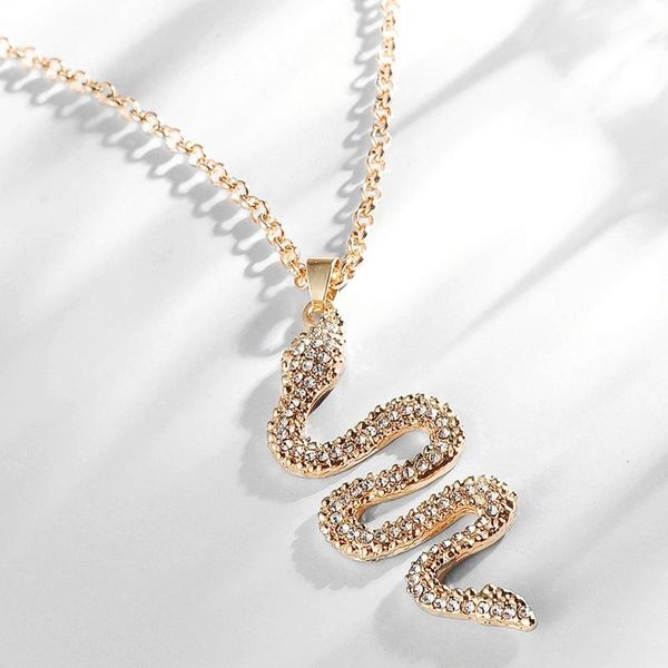chains delicate rhinestone snake pendant necklace for women clavicle chain shape choker men fashion charm jewelry, Silver
chains delicate rhinestone snake pendant necklace for women clavicle chain shape choker men fashion charm jewelry, Silver