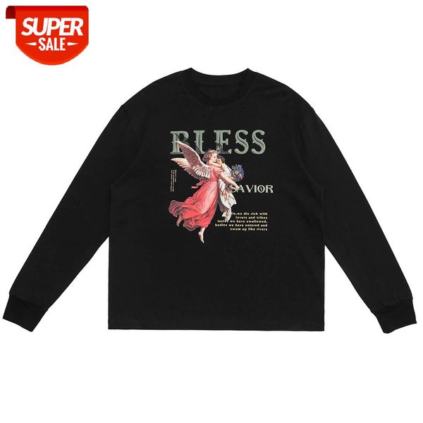 streetwear savior angel print long sleeve t shirt autumn hip hop harajuku t shirt casual autumn oversized tshirts loose tee #hq6p, White;black
streetwear savior angel print long sleeve t shirt autumn hip hop harajuku t shirt casual autumn oversized tshirts loose tee #hq6p, White;black