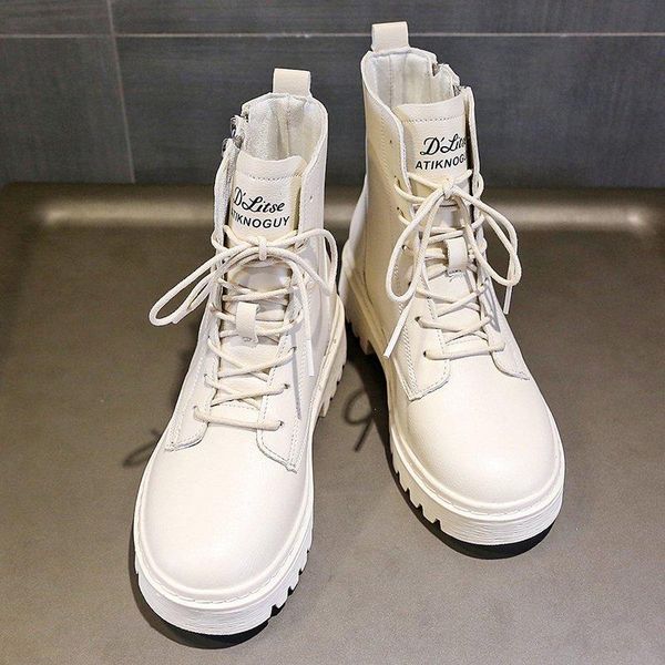 boots niche 2021 autumn and winter korean short thick-soled all-match british style lace high-women's shoes, Black
boots niche 2021 autumn and winter korean short thick-soled all-match british style lace high-women's shoes, Black