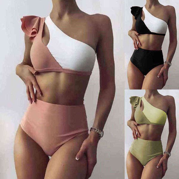 european and american bikini split swimsuit women's wholesale bikini nylon color contrast medium waist pants, slim 220106, White;black
european and american bikini split swimsuit women's wholesale bikini nylon color contrast medium waist pants, slim 220106, White;black