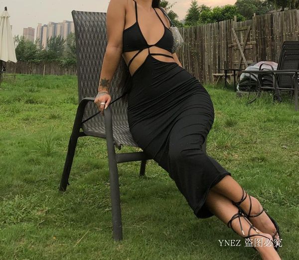 women cotton 2021 summer dress bandage dresses solid black vestidos sleeveless drop shipping strap clothing, Black;gray
women cotton 2021 summer dress bandage dresses solid black vestidos sleeveless drop shipping strap clothing, Black;gray
