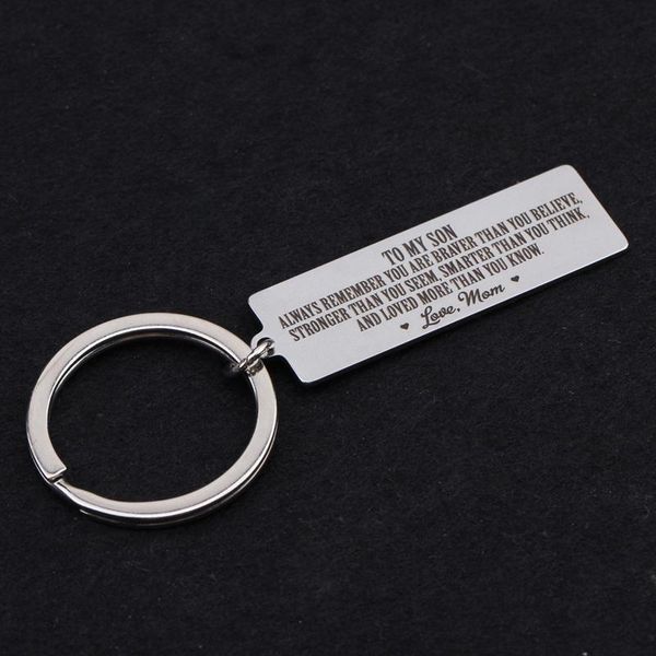 keychains keyring key tag charm parents gift to the child birthday for of growth expressing love, Silver
keychains keyring key tag charm parents gift to the child birthday for of growth expressing love, Silver