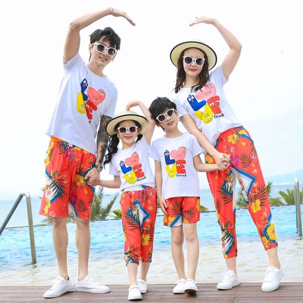 children, of three a summer wear, beach family net, tiktok, mother and mother, four t-shirts, seven pants, suits, Blue
children, of three a summer wear, beach family net, tiktok, mother and mother, four t-shirts, seven pants, suits, Blue
