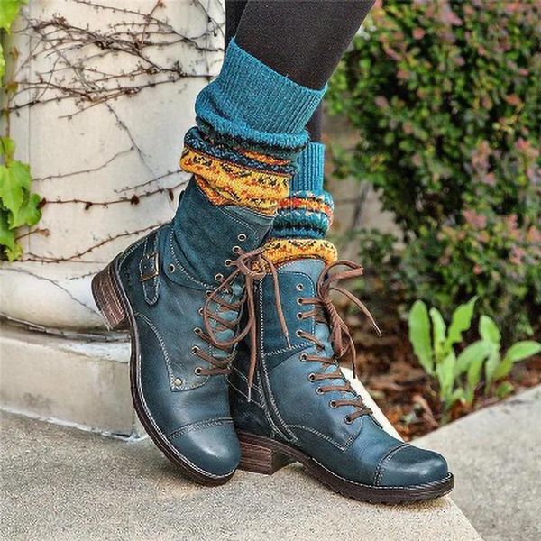 boots autumn winter motorcycle women buckle casual ankle classic retro low heel fashion botas mujer cowboy, Black
boots autumn winter motorcycle women buckle casual ankle classic retro low heel fashion botas mujer cowboy, Black