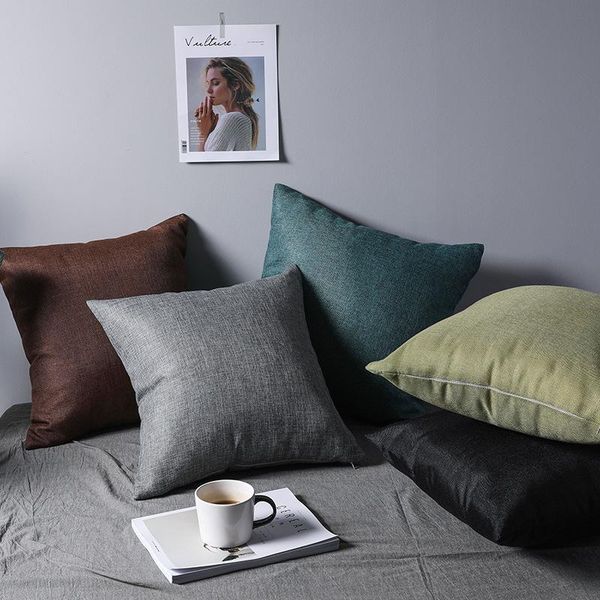solid color linen style fabric hug pillowcase imitation pillowcase can be customized size
solid color linen style fabric hug pillowcase imitation pillowcase can be customized size