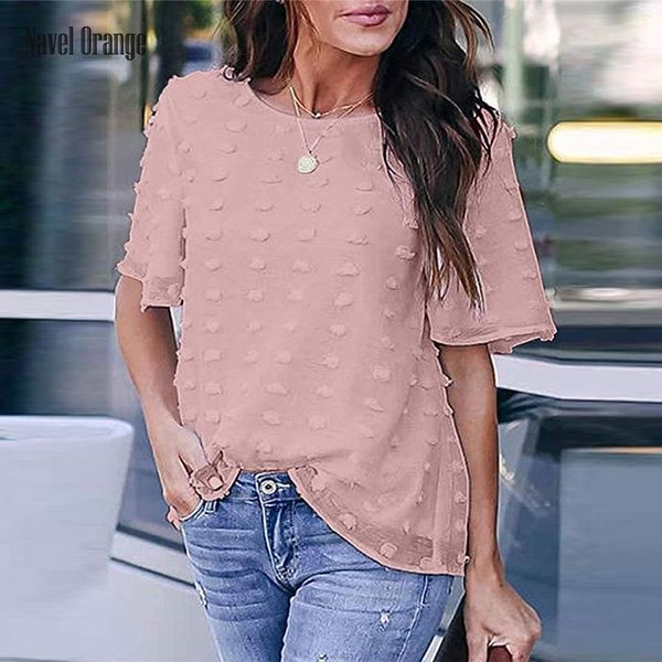 women's blouses & shirts women solid o-neck short sleeve loose blouse summer casual embroidery ladies pullover elegant streetwear drop, White
women's blouses & shirts women solid o-neck short sleeve loose blouse summer casual embroidery ladies pullover elegant streetwear drop, White