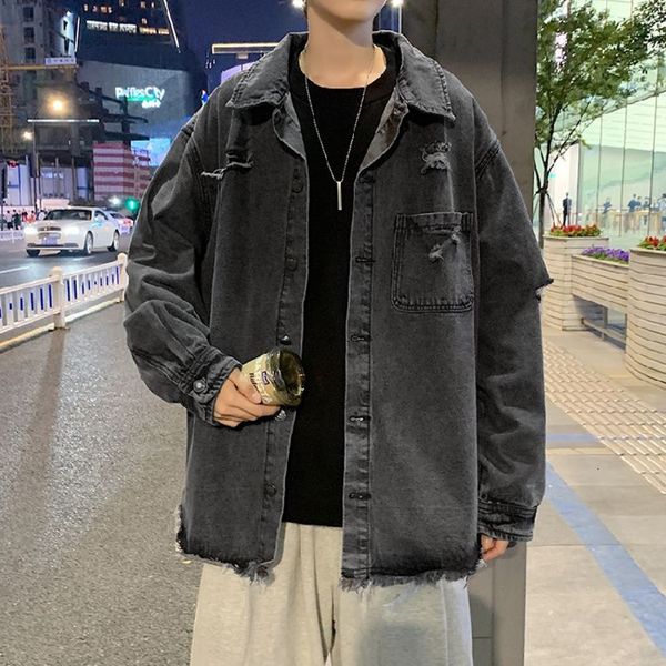 2021 new autumn style ripped men's fashion casual retro denim jackets mens streetwear hip-hop bomber jacket men m3lt, Black;brown
2021 new autumn style ripped men's fashion casual retro denim jackets mens streetwear hip-hop bomber jacket men m3lt, Black;brown