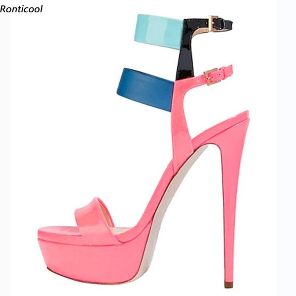 sandals ronticool handmade women platform ankle strap stiletto heel open toe gorgeous 11 colors party shoes us size 5-20, Black
sandals ronticool handmade women platform ankle strap stiletto heel open toe gorgeous 11 colors party shoes us size 5-20, Black