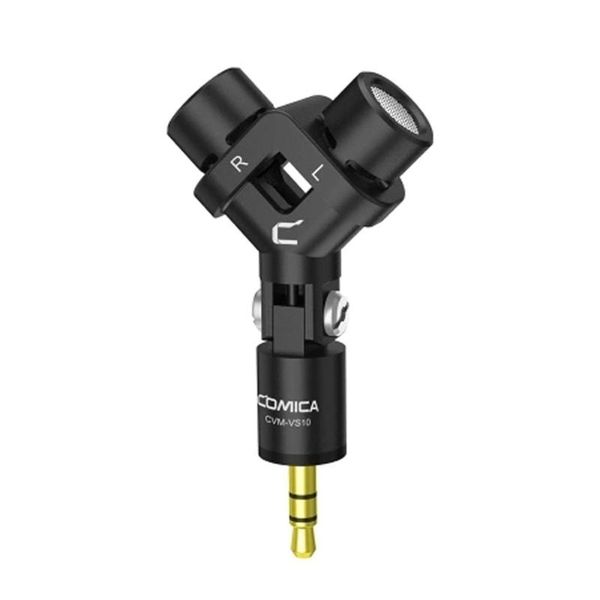 comica cvm-vs10 mini flexible xy stereo microphone mic 3.5mm trs plug 90° adjustable for action camera dslr camera black
comica cvm-vs10 mini flexible xy stereo microphone mic 3.5mm trs plug 90° adjustable for action camera dslr camera black