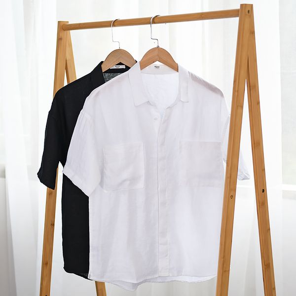 2021 new 100% linho manga curta vero marca de moda para casual camisa preta dos homens respirvel camisas ci82, White
2021 new 100% linho manga curta vero marca de moda para casual camisa preta dos homens respirvel camisas ci82, White