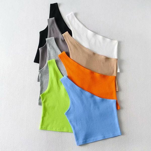 women's tanks & camis oblique collar elastic corset cropped women summer sleeveless one shoulder slim tube crop female, White
women's tanks & camis oblique collar elastic corset cropped women summer sleeveless one shoulder slim tube crop female, White