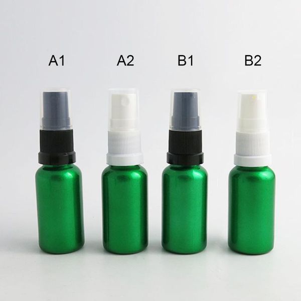 promotion x 20ml painting green glass essence oil bottle with white black sprayer 20cc refillable empty parfum container
promotion x 20ml painting green glass essence oil bottle with white black sprayer 20cc refillable empty parfum container