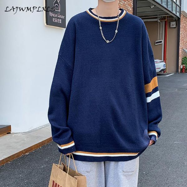 men's sweaters intage sweater men harajuku winter clothing knitted pullover geometry oversized, White;black
men's sweaters intage sweater men harajuku winter clothing knitted pullover geometry oversized, White;black