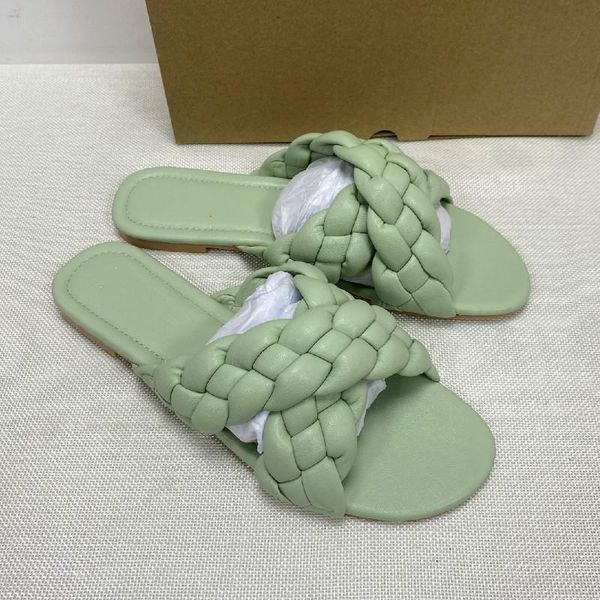 fashion women's sandals shoes woven style cross-surface flat-bottomed large size woman slides candy color summer sandal, Black
fashion women's sandals shoes woven style cross-surface flat-bottomed large size woman slides candy color summer sandal, Black