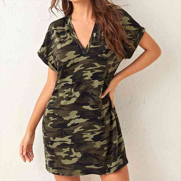 vintage camouflage print women dresses v neck short sleeve summer female vestidos m30711, Black;gray
vintage camouflage print women dresses v neck short sleeve summer female vestidos m30711, Black;gray