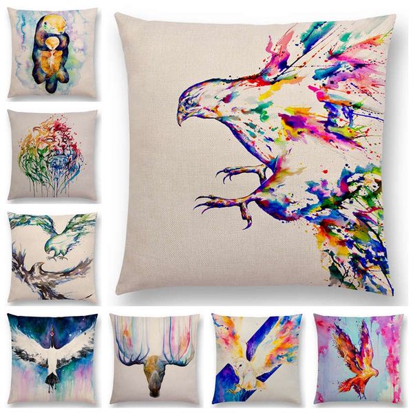 design available watercolor animals cushion cover the cock eagle lion horse prints sofa pillowcase
design available watercolor animals cushion cover the cock eagle lion horse prints sofa pillowcase