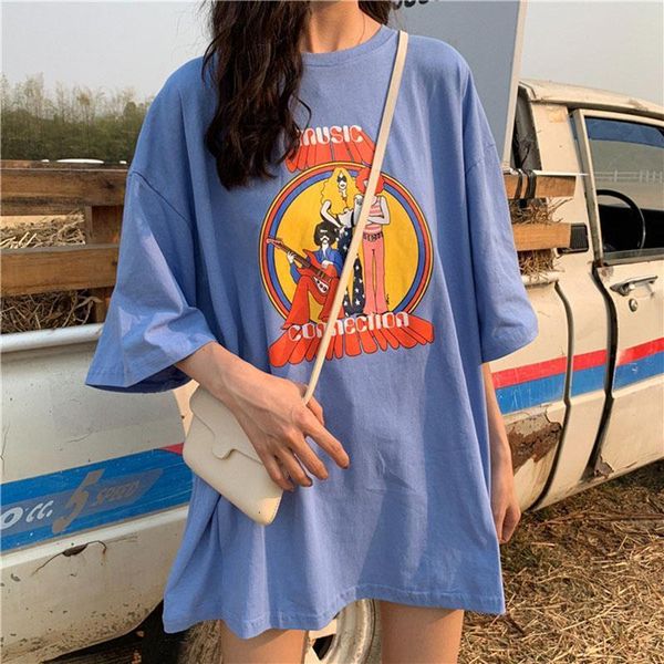 summer women tshirts half sleeve long style korean style harajuku o-neck print oversize t-shirts kpop breathable ulzzang, White
summer women tshirts half sleeve long style korean style harajuku o-neck print oversize t-shirts kpop breathable ulzzang, White