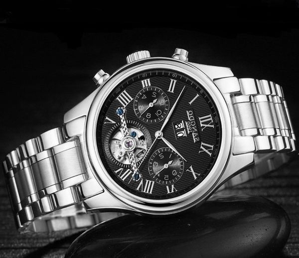 40mm sangdo business automatic self-wind movement sapphire crystal mechanical multifunction men's watch 032a, Slivery;brown
40mm sangdo business automatic self-wind movement sapphire crystal mechanical multifunction men's watch 032a, Slivery;brown