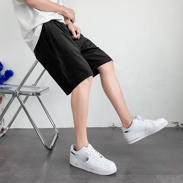 men's shorts ice silk summer thin wear casual pants beach sports loose size, White;black
men's shorts ice silk summer thin wear casual pants beach sports loose size, White;black