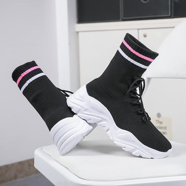boots style -selling flying woven breathable high-state thick-soled women's shoes heightening socks casual sports women, Black
boots style -selling flying woven breathable high-state thick-soled women's shoes heightening socks casual sports women, Black